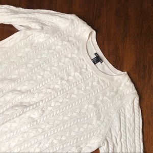 H&M White Sweater